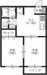 リバーハウスの物件間取画像